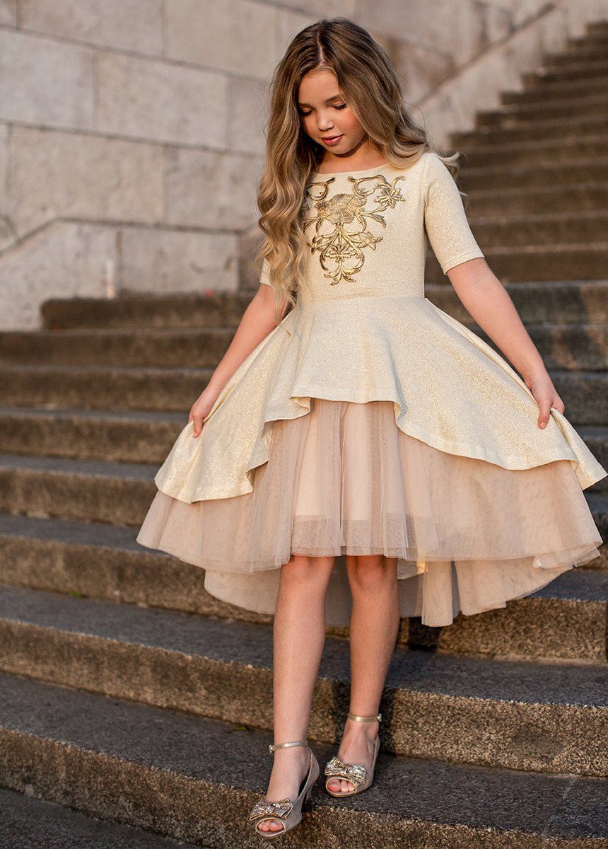 dress with petticoat